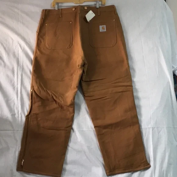 Vintage Carhartt Quilt Lined Work Pants jeans WQ106 SUSPENDER NWT